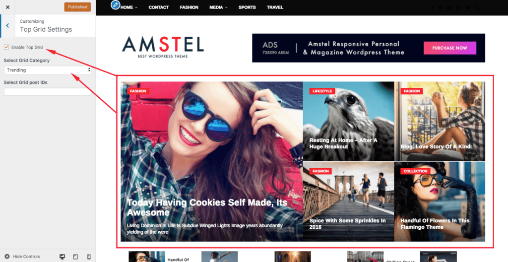 top grid wp theme amstel