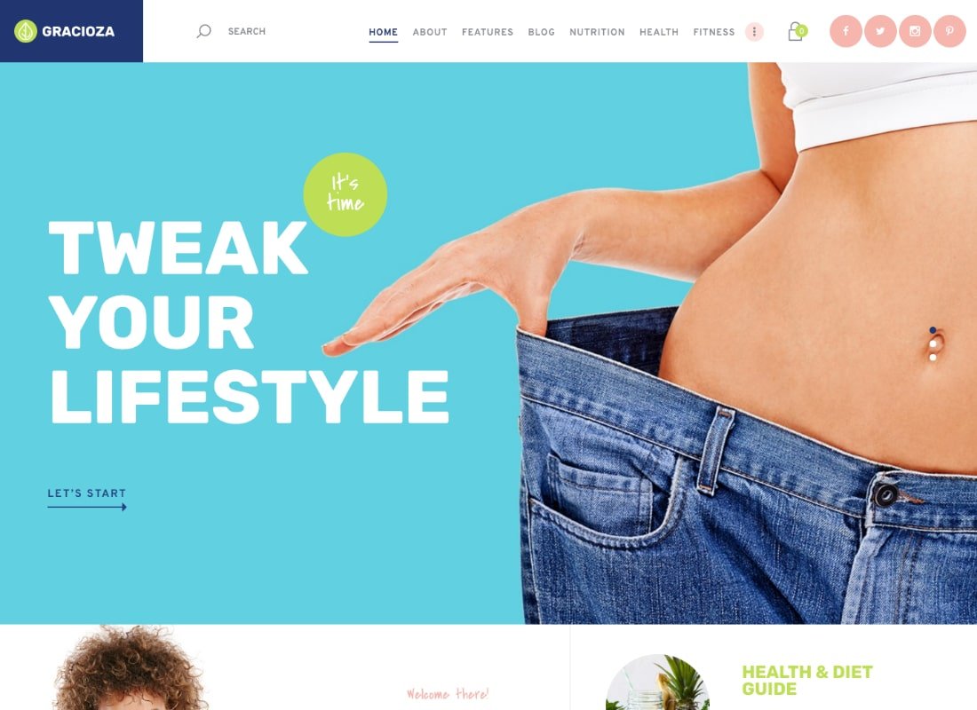 weight loss company wordpress themes
