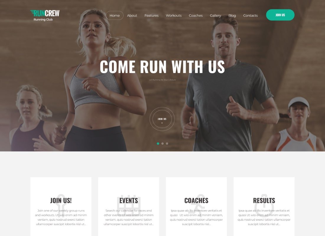 Sports WordPress Theme