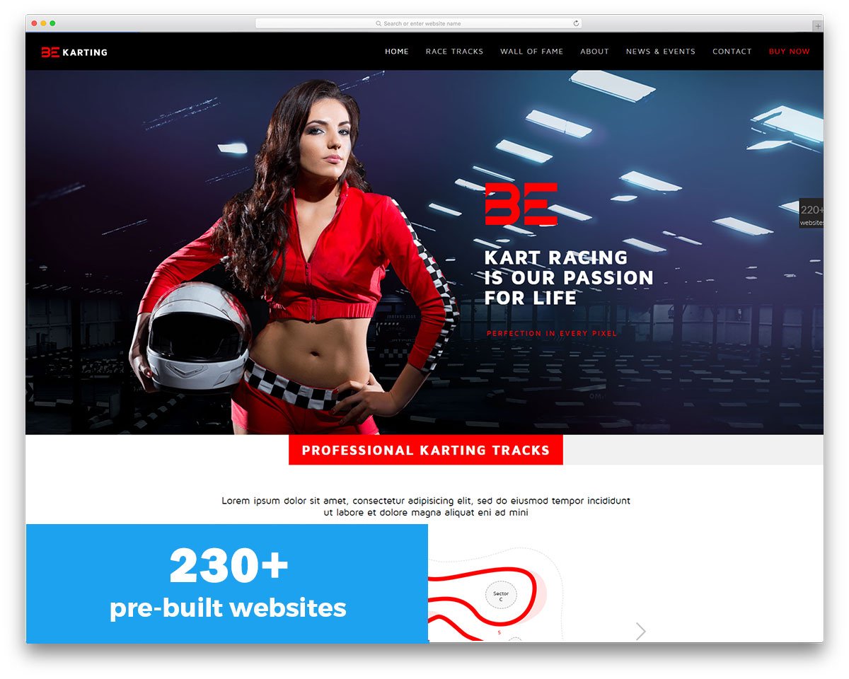 Be theme WordPress sports theme