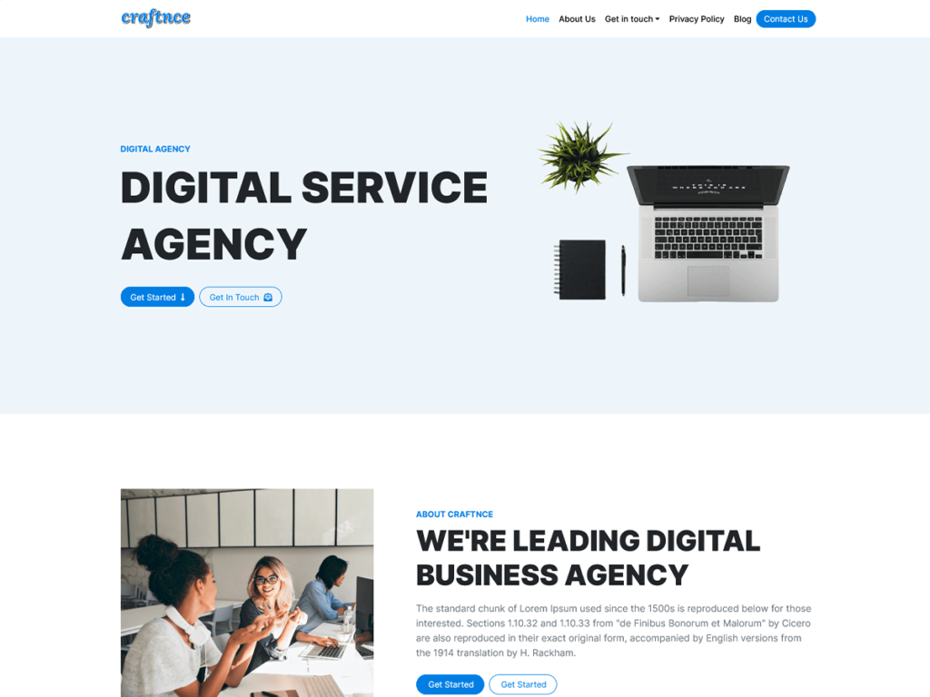 business wordpress theme