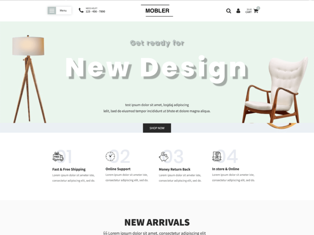 ecommerce wordpress theme