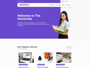 EducateUp Education WordPress Theme