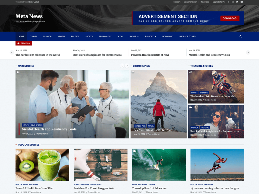 news wordpress theme