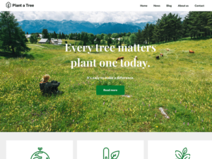 Environmental Green WordPress Theme