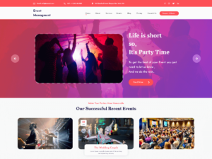 Event Management WordPress Theme