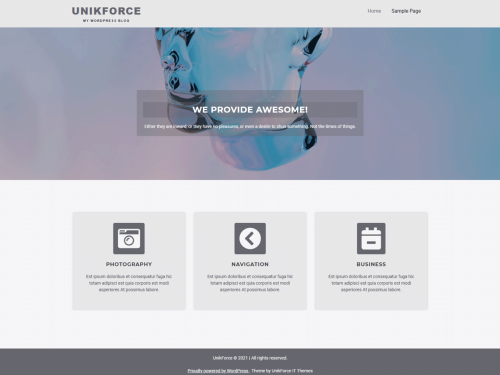 unikforce multipurpose wordpress theme