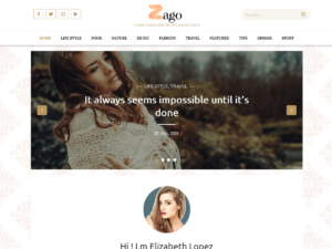 Zago Modern WordPress Theme