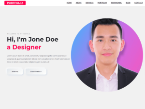 PortfolioX WordPress Theme
