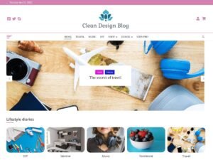 Clean Design Blog WordPress Theme