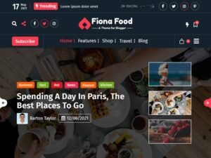 Fiona Food WordPress Theme