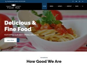 Food Hub WordPress Theme
