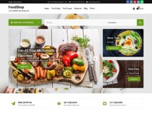 FoodShop Food WordPress Theme
