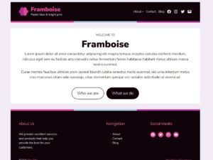 Framboise WordPress Theme