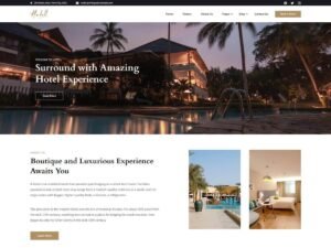 Hotell Boutique WordPress Theme