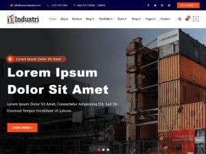 Industri Business WordPress Theme