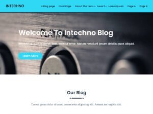 Intechno WordPress Theme