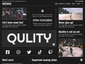 Nidra WordPress Theme