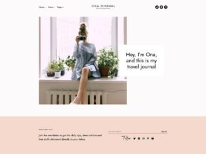 Ona Minimal WordPress Theme