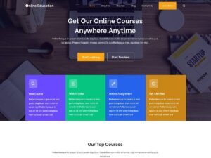 Online Education WordPress Theme