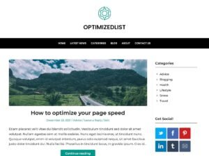 Optimizedlist WordPress Theme