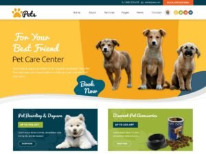 Pet Care Zone Pet WordPress Theme