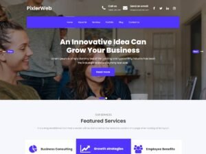 PixlerWeb Pixel WordPress Theme