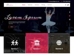 Steps Dance Academy WordPress Theme