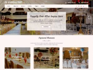 Wedding Hall WordPress Theme