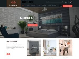 Woodworking Carpenter WordPress Theme