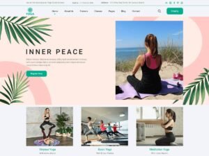 Yoga Studio Fitness WordPress Theme