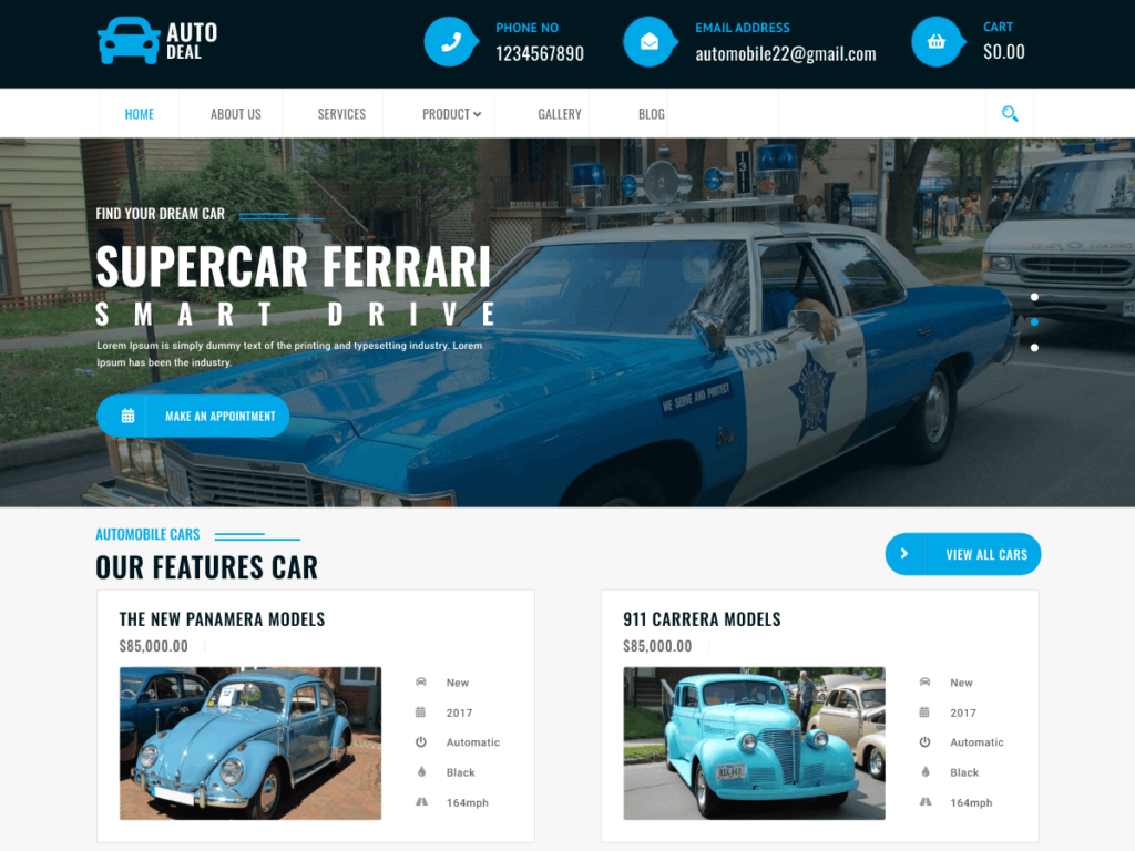 auto wordpress theme