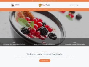 Blog Foodie WordPress Theme