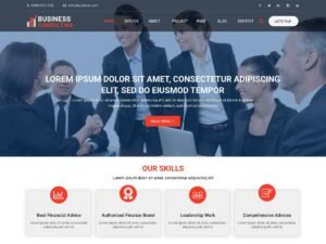 Business Consulting Lite WordPress Theme