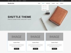 Shuttle Grid WordPress Theme