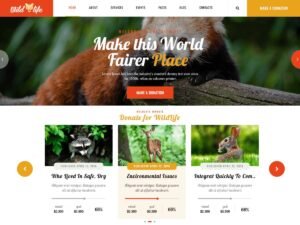 Animal Wildlife WordPress Theme