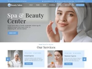 Beauty Salon Spa WordPress Theme