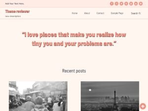 Blogger Spot WordPress Theme