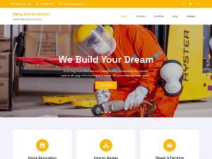 Daily Construction WordPress Theme