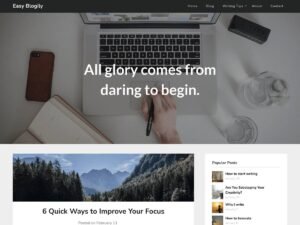 Easy Blogily WordPress Theme