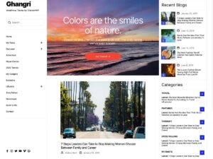 Ghangri WordPress Theme