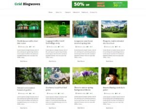 Grid Blogwaves WordPress Theme