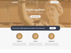 Lawin WordPress Theme