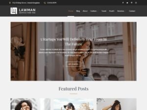 Lawman Blog WordPress Theme