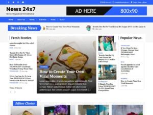 News 24×7 WordPress Theme