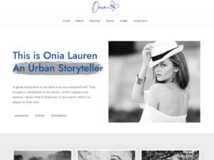 Onia WordPress Theme