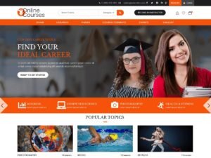 Online Courses Hub WordPress Theme