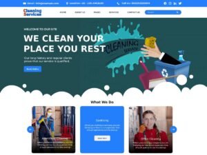 Smart Cleaning Services WordPress Theme