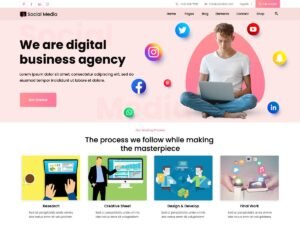 Social Media Expert WordPress Theme