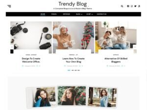 Trendy Blog WordPress Theme